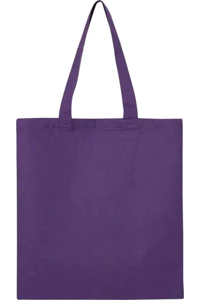 Q-tees Economical Tote In Purple