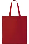 Q-tees Economical Tote In Red