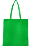 Q-tees Non-woven Tote Bag In Green