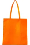 Q-tees Non-woven Tote Bag In Orange