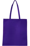 Q-tees Non-woven Tote Bag In Purple
