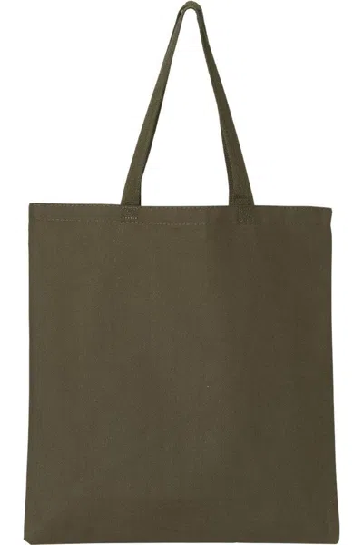 Q-tees Promotional Tote In Green