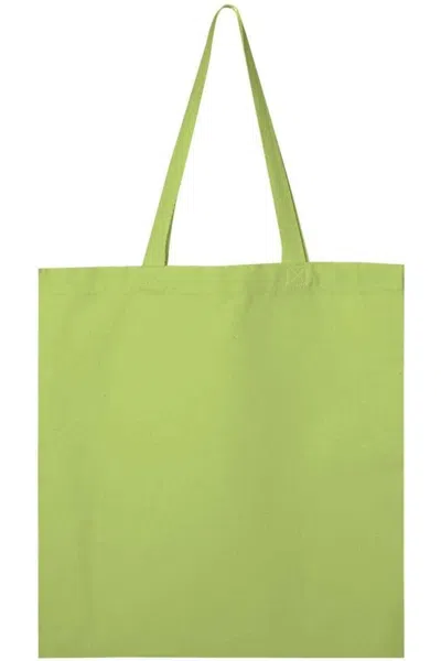 Q-tees Promotional Tote In Green