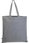 Q-tees Sustainable Canvas Bag In Grey