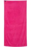 Q-tees Velour Beach Towel In Pink