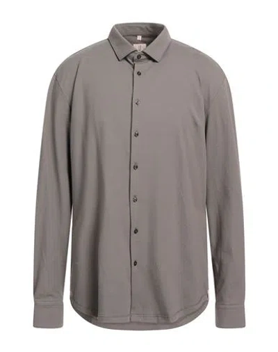 Q1 Man Shirt Military Green Size 18 Cotton, Elastane