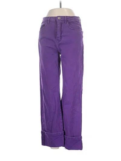 Pre-owned Q2 Jeans In Purple