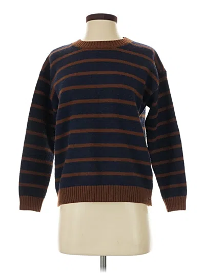 Pre-owned Q2 Long Sleeve Top Brown Turtleneck Tops