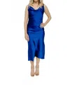 Q2 Sandra Slip Dress In Royal Blue In Blue