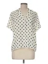 Q2 Short Sleeve Blouse In Multi