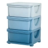 Qaba 4-tier Kids Storage Unit With Drawers​ In Blue