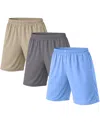 Q-active Men's Regular-fit Shorts, 3-piece Set
