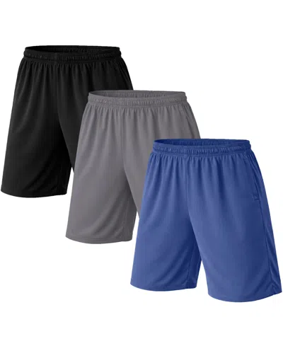 Q-active Men's Regular-fit Shorts, 3-piece Set