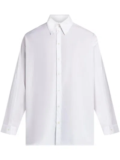 Qasimi Core Poplin Shirt In White