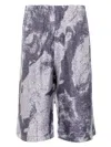 Qasimi Dust-print Elasticated Waist Shorts