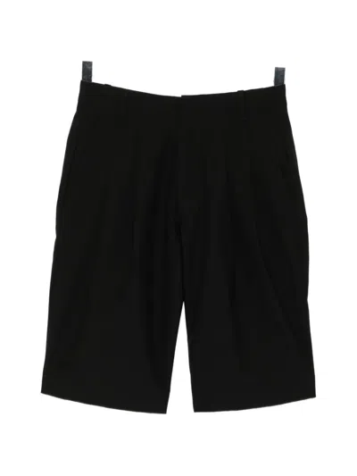 Qasimi Pleated Tailored Shorts In Black