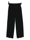 Qasimi Side-stripe Trousers In Black