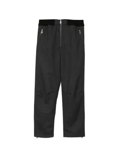 Qasimi Zip-detail Wool Trousers In Black