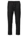 Qb24 Man Pants Black Size M Polyester, Viscose, Elastane In Black