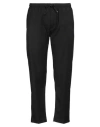 Qb24 Man Pants Black Size Xxl Polyester, Viscose, Elastane In Black