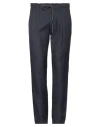 Qb24 Man Pants Midnight Blue Size 36 Viscose, Polyester In Blue
