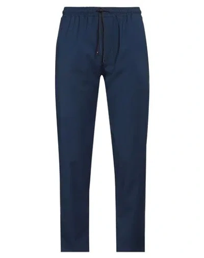 Qb24 Man Pants Midnight Blue Size Xxl Polyester, Viscose, Elastane
