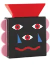 Qeeboo Oggian Beautiful Face Vase In Multicolor