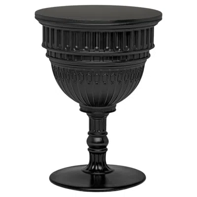 Pre-owned Qeeboo Capitol Sidetable In Black Recyclable Polyethylene By Studio Job