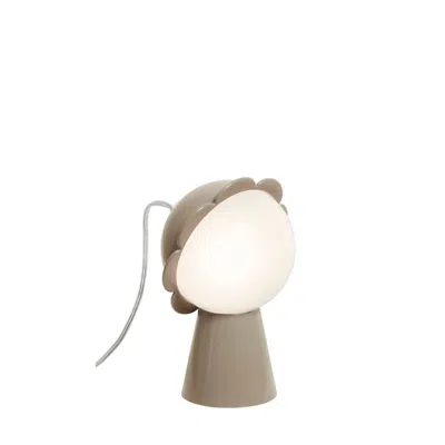 Pre-owned Qeeboo Daisy Table Lamp Grey By Nika Zupanc In Gray