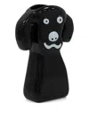 Qeeboo Dog-shaped Vase (32cm X 25cm) In Black