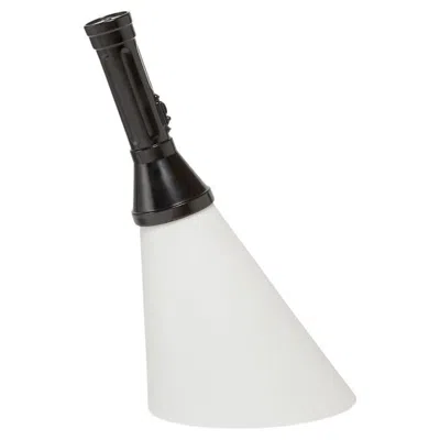 Pre-owned Qeeboo Flash Lamp With Rechargeable Led In Black Polyethylene By Studio Job