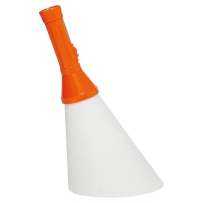 Pre-owned Qeeboo Flash Lamp With Rechargeable Led In Orange Polyethylene By Studio Job