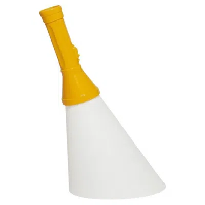 Pre-owned Qeeboo Flash Lamp With Rechargeable Led In Yellow Polyethylene By Studio Job