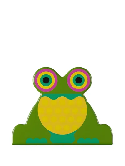 Qeeboo Froggy Candle Holder In Green