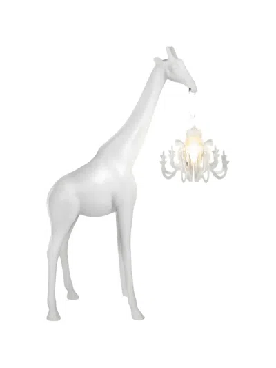 Qeeboo Giraffe In Love Xs Floor Lamp (101cm X 31cm) In White