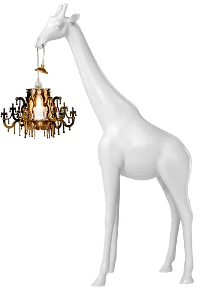 Qeeboo 'giraffe In Love Xs' Lamp In White