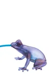 Qeeboo 'hungry Frog' Lamp In Blue