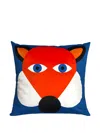 Qeeboo Oggian Fox Lady Face-print Cushion In Multi