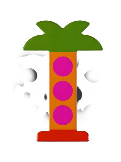 Qeeboo Palm Candle Holder In Multi