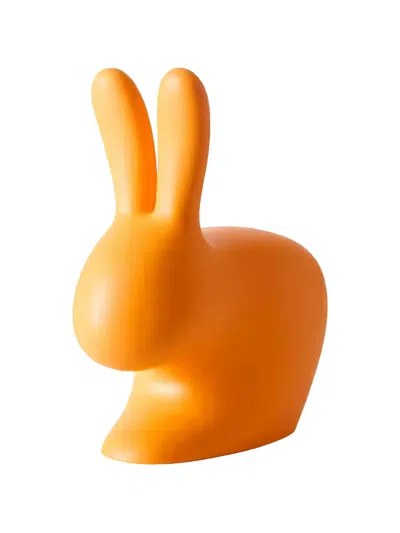 Qeeboo Rabbit Doorstop In Yellow