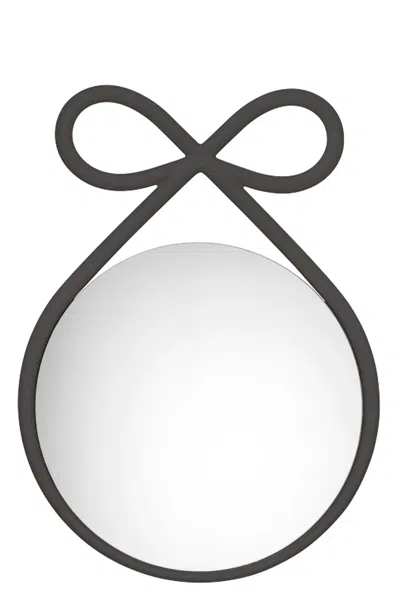 Qeeboo 'ribbon' Mirror In Black