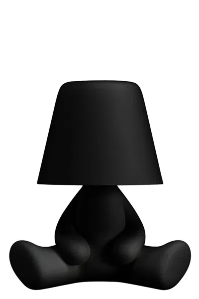 Qeeboo 'sweet Brothers Joe' Table Lamp In Black