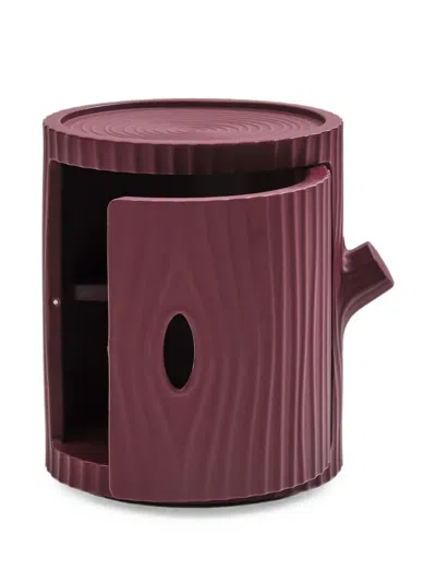Qeeboo Trunk Storage Stool In Brown