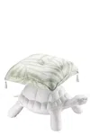 Qeeboo 'turtle Carry Pouf' Pouf In White