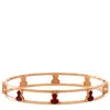 Qeelin Wulu 18k Rose Gold Agate Bangle