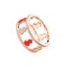 Qeelin Wulu 18k Rose Gold Diamond Ring