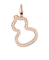 Qeelin Qulu Diamond Pendant In Yellow