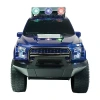 Qfx Dual 3"over-sized Truck With Rechargable Bluetooth Speaker,fm ,hands-free,led Lights & Usb In Blue