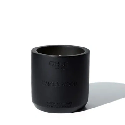 Qhue L'amber Wood Candle