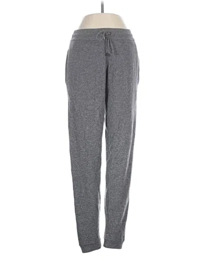 Pre-owned Qi Cashmere Sweatpants In Gray